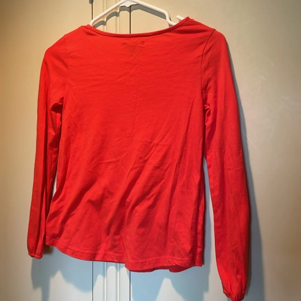 GAP Kids Orange Long Sleeve Blouse